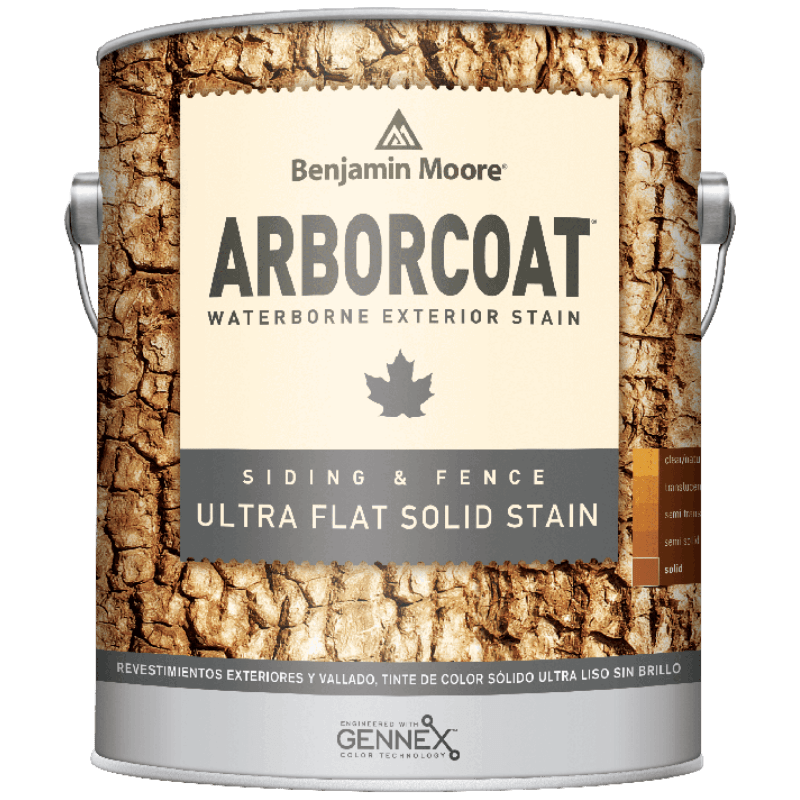 Benjamin Moore, Arborcoat Exterior Solid Stain Ultra Flat