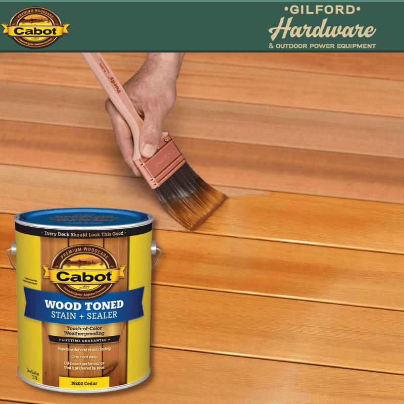 Cabot, Cabot Transparent Cedar Oil Deck and Siding Stain 1 gal.