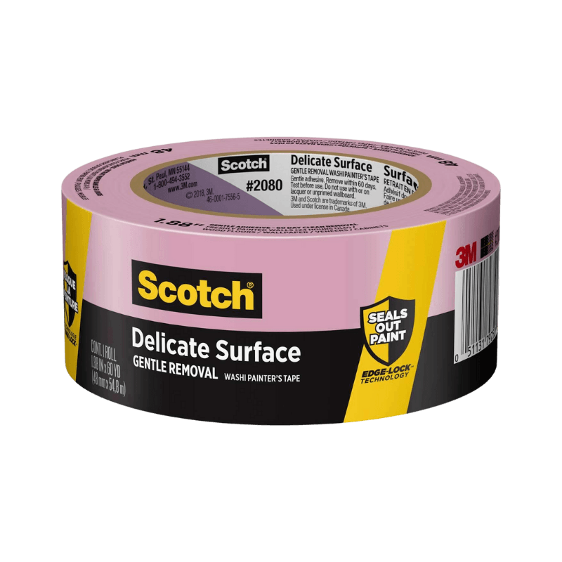 Scotch, Scotch Delicate Surface Tape Medium Strength 1.88 in x 60 yds.